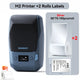 Niimbot M2 Thermal Transfer Label Printer 300 DPI High Definition Wireless 20-50 mm Print Width Label Maker Support Phone/PC
