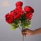 WQNJIN 13 Heads Peony Silk Artificial Flowers Vintage Bouquet Peonies Flowers for Home Table Centerpieces Wedding Decoration