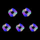 1/10 Pcs LED Luminous Scrunchies Glowing Hairband Girl Light Up Hair Scrunchy Birthday Party Headwear Supplies Hair Accessories