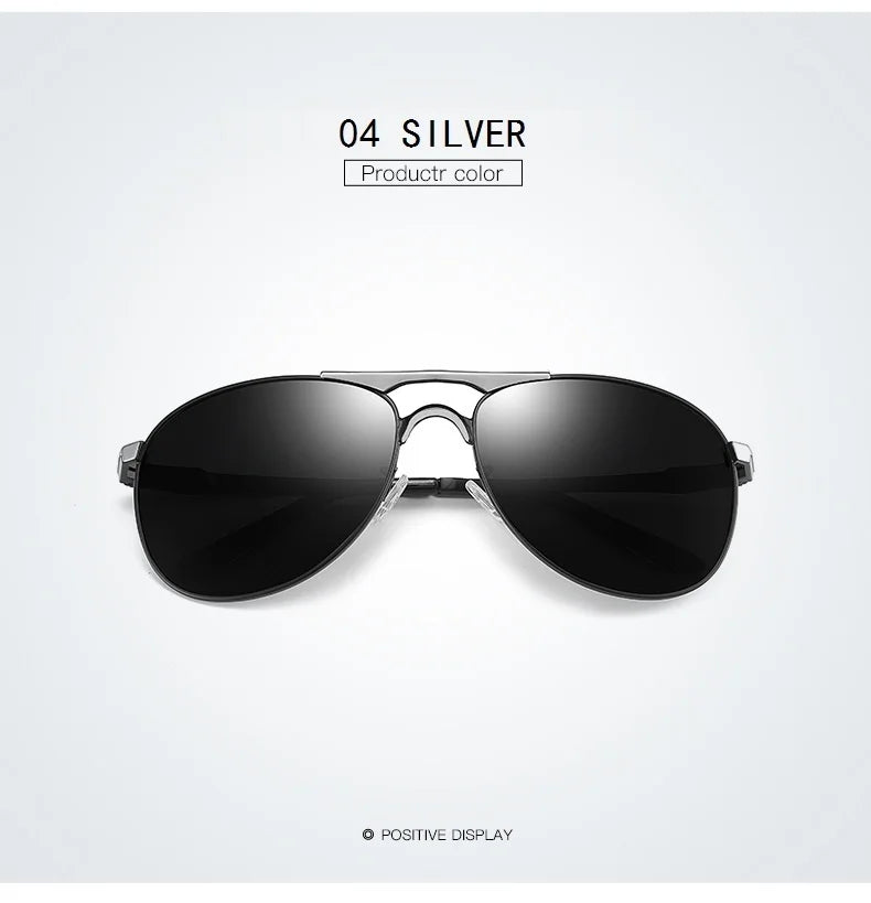 Luxury Pilot Polarized Sunglasses Men And Women Classic Metal Driving Fishing Sun Glasses For Man Brand Design Eyewear UV400
