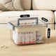 Multi-Layer Home Medicine Box Large Capacity Medical Storage Case Transparent Design for First Aid and Medication Organization