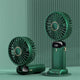 Portable Handheld Personal Rechargeable Fan LED Digital Display 90°Adjustable  Rechargeable Fan , 5 Speed Wind Mini Aromatherapy