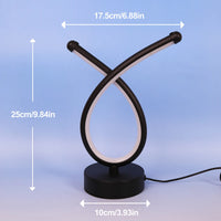 Creative LED line desk lamp for home lighting, decoration, night light