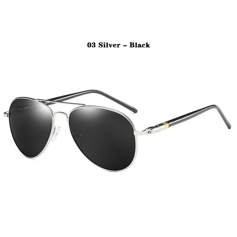 Luxury Pilot Polarized Sunglasses Men And Women Classic Metal Driving Fishing Sun Glasses For Man Brand Design Eyewear UV400