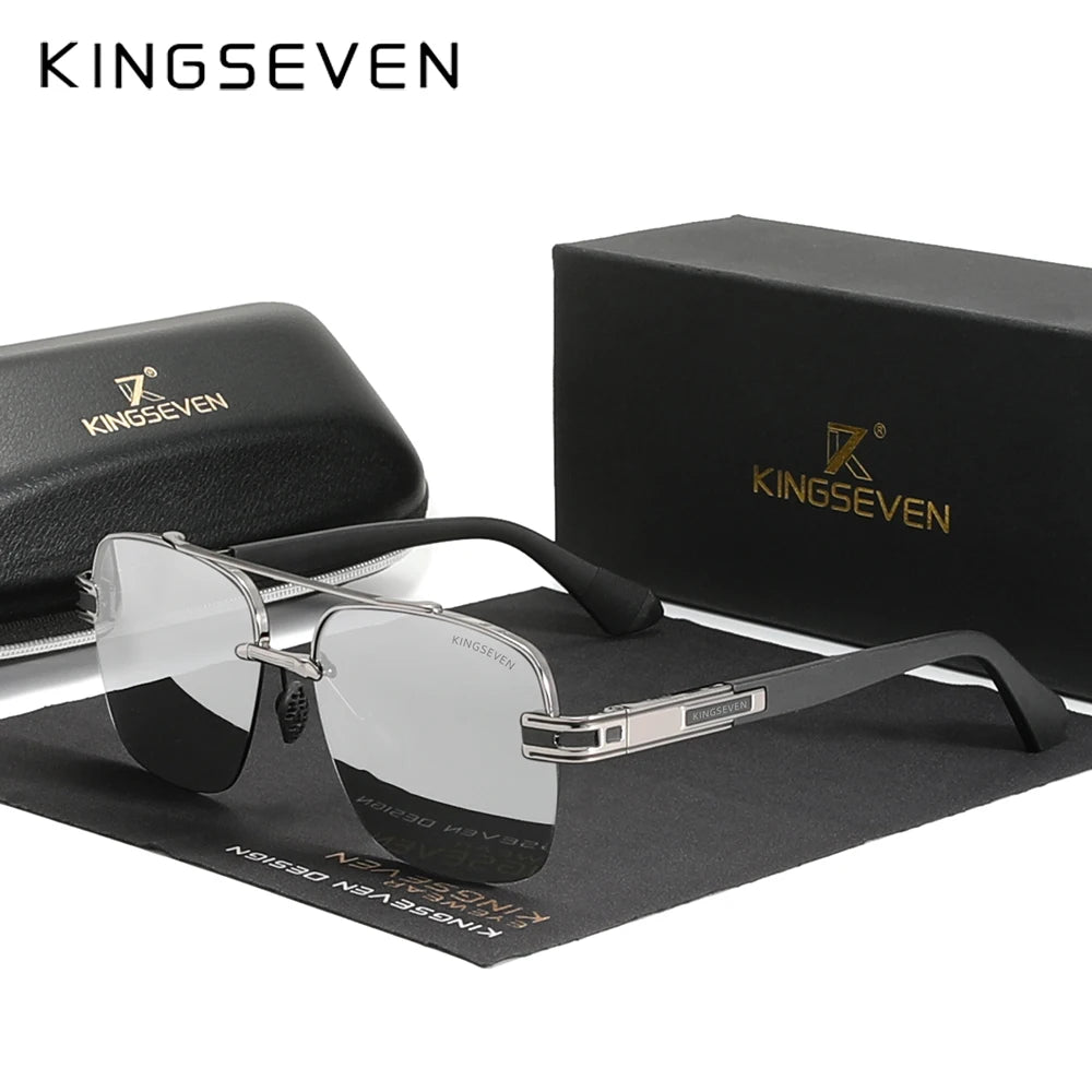 KINGSEVEN New Design Sunglasses For Men Polarized Gradient Sun glasses Women Men Square  UV400 2022 New Driving Eyewear For Men