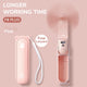 JISULIFE Portable Fan Mini Handheld Fan USB 4500mAh Recharge Hand Held Small 3 in1 Pocket Fan with Power Bank Flashlight Feature