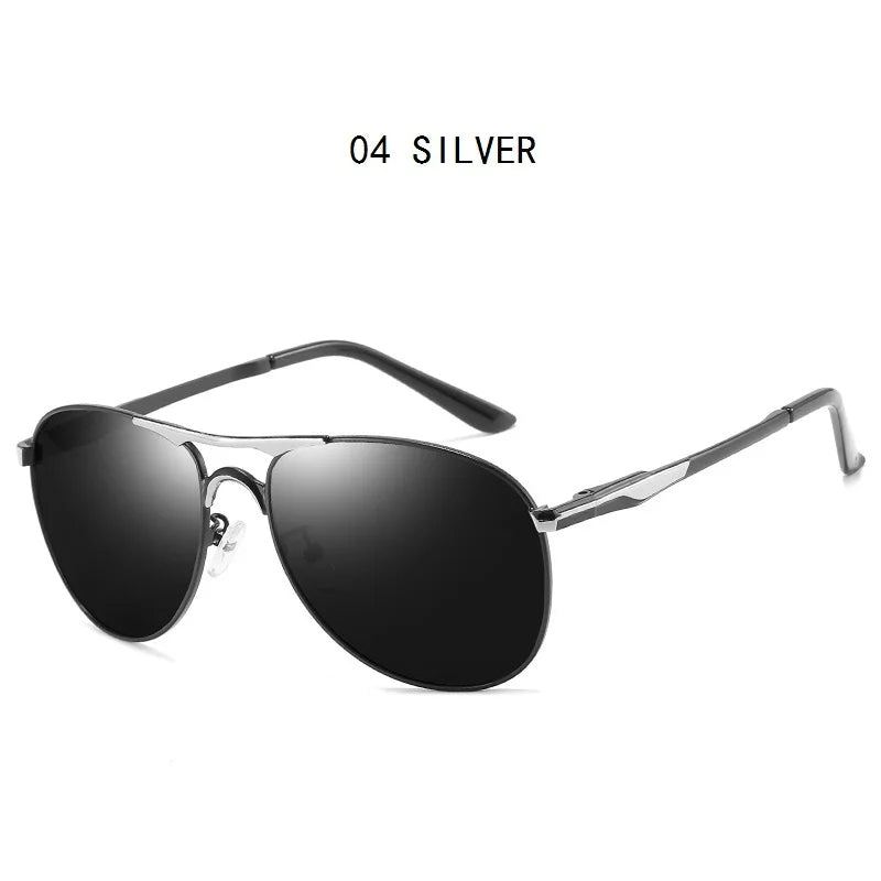 Luxury Pilot Polarized Sunglasses Men And Women Classic Metal Driving Fishing Sun Glasses For Man Brand Design Eyewear UV400