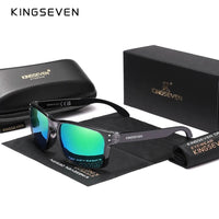 KINGSEVEN Rectangle Retro Polarized Sunglasses Women Men Cycling UV400 Glasses Anti-glare Outdoor Sports Causal Fishing Eyewear