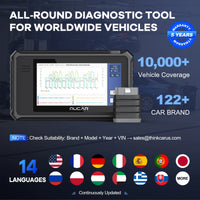 MUCAR VO6 All Cars Lifetime Free Full System 28 Resets Obd2 Diagnostic Tools ECU Coding Bi-directional Scan Obd 2 Auto Scanner