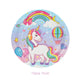 Large Standing Unicorn Foil Balloons for Kids Girls Unicorn Birthday Party Decoration Elephant Animal Balloon Baby Shower Favors