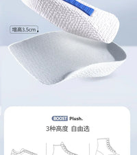 2Pcs Height Increase Insoles for Men Women EVA Shoe Pads Feet Arch Support Orthopedic Half Insoles Sneaker Heel Lift Memory