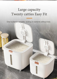 Insect Proof Moisture Proof Rice Box Grain Sealed Jar Kitchen Container 5/10KG Storage Kitchen Container Storage Box with Lid