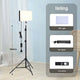 LED Fill Lamp Video Light Panel Bi-color 2700k-5700k Photography Lighting Live Stream Photo Studio Light With Stand EU Plug