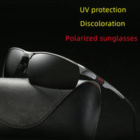 Men's aluminum magnesium sunglasses  driving color changing polarizer 3121