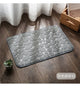 Memory Foam Embossed Velvet Carpet Bathroom Living Room Non-Slip Mat Cobblestone Floor Mat