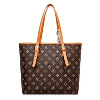 Women's Quality Soft Leather Shoulder Bag Luxury Print Designer Handbag Ladies Casual Tote Bag Messenger Commuting Sac A Main