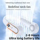 Xiaomi 8000mAh USB Hanging Neck Fan Portable Bladeless Mini Rechargeable Mute LED Digital Display Electric Fans Air Cooler New