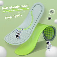10pcs Unisex Memory Foam Orthopedic Insoles Deodorizing Insole Shoes Sports Absorbs Sweat Soft Antibacterial Shoe Accessories