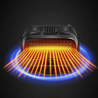 NEW 12V/24V Car Heater Portable Car Heater Fan 2IN1 Cooling Heating Auto Windshield Defroster Car Defogger Anti-Fog Heater Dryer