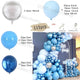 Macaron Dusty Blue Balloon Garland Arch Kit Happy Birthday Party Decoration Kids Boy Baby Shower Ballons Wedding Party Supplies