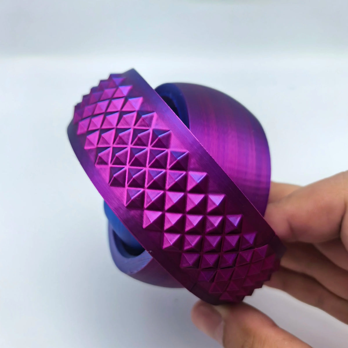 New 3D Printed Rotating Ball Toy O-Shaped Universal Fingertip Gyroscope Gravity Rotation Anxiety Relief Decompression Cool Toy