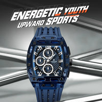 NAVIFORCE Fashion Men Watch Quartz Chronograph  Clock 3ATM Waterproof Silicone Band Sports Casual Date Display Male Wristwatches