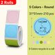 NIIMBOT Round Thermal Label Sticker for B1 B31 B21 B3S Printer Transparent Self-adhesive Labels Paper Color Label DIY Name Tag