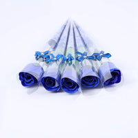 New Artificial Flower 10 Pcs Single Stem Artificial Rose Soap Made Flowers Decoration Valentine Gift