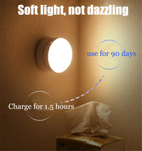LED Night Light USB Charging Intelligent Human Induction For Bedside Cabinet Home Wardrobe Lighting Motion Sensor Light led Lamp