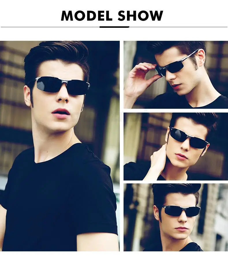 Luxury Brand 2023 Aluminum Sunglasses For Men Polarzed Sun Glasses Man Day Night Driving Anti-Glare Wome Oculos De Sol Masculino