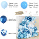 Macaron Dusty Blue Balloon Garland Arch Kit Happy Birthday Party Decoration Kids Boy Baby Shower Ballons Wedding Party Supplies