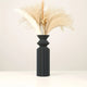 1 Nordic black plastic vase for home decoration - simple and elegant design for living room and dining room decoration