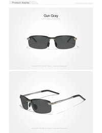 KINGSEVEN Fashion Half Frame Sunglasses Men's Outdoor Polarized UV400 Driving Glasses High Quality Fishing Driving Eyewear