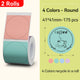 NIIMBOT Round Thermal Label Sticker for B1 B31 B21 B3S Printer Transparent Self-adhesive Labels Paper Color Label DIY Name Tag