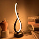 LED Spiral Table Lamp - Modern Nightlight