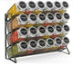 Kitchen Spice Rack 4 Tier Spice Organizer Carbon Steel Wall Shelf without Spice Jars for Cabinet Kitchen Pantry Organizer Shelf