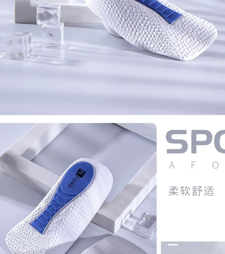 2Pcs Height Increase Insoles for Men Women EVA Shoe Pads Feet Arch Support Orthopedic Half Insoles Sneaker Heel Lift Memory