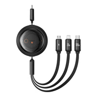 Baseus 3 In 1 Retractable Phone Data Cable