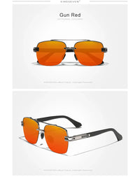 KINGSEVEN Fashion Sunglasses Men Polarized UV400 Glasses Women Square Large Half Frame Male Female Fishing Driving Eyewear