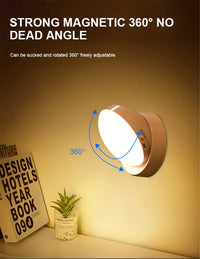 LED Night Light USB Charging Intelligent Human Induction For Bedside Cabinet Home Wardrobe Lighting Motion Sensor Light led Lamp