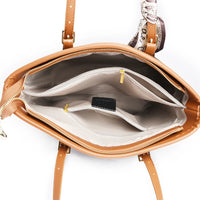 Women's Quality Soft Leather Shoulder Bag Luxury Print Designer Handbag Ladies Casual Tote Bag Messenger Commuting Sac A Main