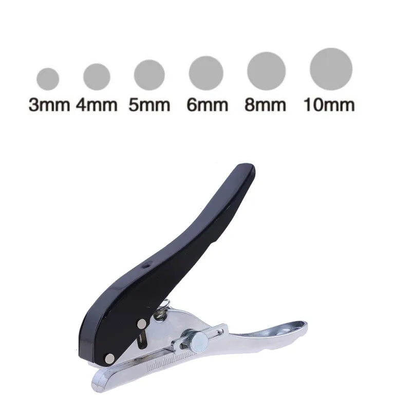 Punching Tool 3MM 6MM 8MM 10MM Hole Edge Banding Punching Pliers Screw Hole Hat Woodworking Tool Leather Hole Punch Hidden Hole