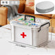 Large-capacity Multi-layer Transparent Storage Box Household Transparent Sorting Medical Emergency Portable Medicine Box
