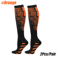 1 Pair Sports Compression Socks for Women and Men - Calf Support Socks for Running Nurses Flight Pregnancy Circulation Athletic