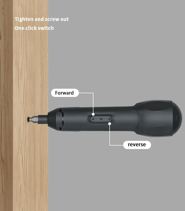 Portable Electric Screwdriver Rechargeable Mini Screw Driver Bits Kit Rechargeable Cordless Screwdriver Set Repairt Power Tools