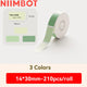 Niimbot D110/D11/D101/H1S Label Printer Paper Anti-Oil Scratch-Resistant Self-adhesive White/Transparent/Color Name Stickers