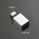 YUXI Silver 1PCS  Micro USB to Converter Adapter For iPhone X 8 7 6 Plus Type C/IOS to Micro USB Adapter For Samsung S8 Xiaomi
