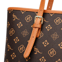 Women's Quality Soft Leather Shoulder Bag Luxury Print Designer Handbag Ladies Casual Tote Bag Messenger Commuting Sac A Main