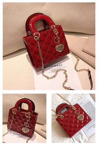 Handbag Women Brand Luxury Totes High Quality Fashion Classic Quilted Square Handle Bag Women Crossbody Shoulder Bags