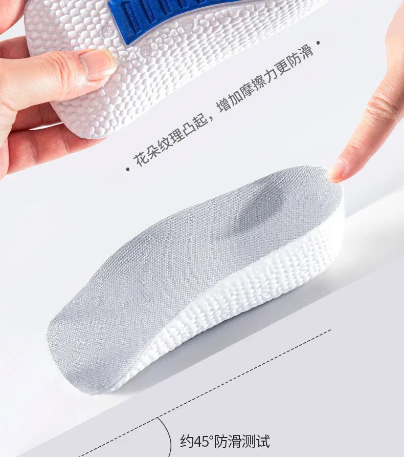 2Pcs Height Increase Insoles for Men Women EVA Shoe Pads Feet Arch Support Orthopedic Half Insoles Sneaker Heel Lift Memory